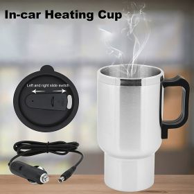 12v Stainless Steel Liner Car Electric Cup Car Water Cup Car Heating Cup Car Insulation Cup 450ml